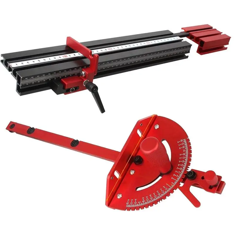 

Измеритель углов для настольной пилы, точный прибор для измерения углов, для забора, алюминиевый