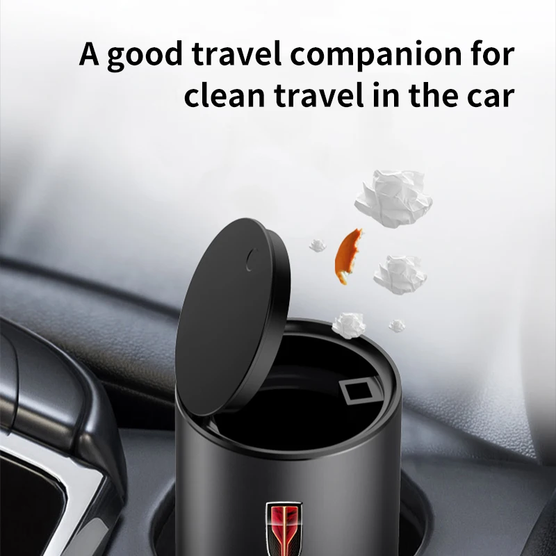 Car Trash Bin Alloy Garbage Car Ashtray Box Auto Accessories For Hongqi H9 HS5 H5 H7 E-HS9 E115 HS7 LS7