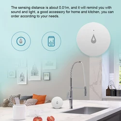 Tuya IP68 Water Immersing Sensor Zigbee Flood Water Leak Sensor Detector Alarm Security Soaking Sensor