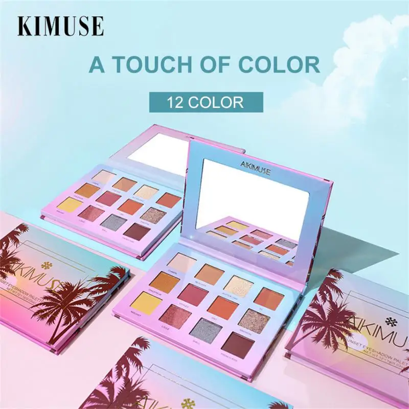 

Стойкие высококачественные тени для век против загрязнения, не блекнет, модный матовый перламутровый макияж для глаз, женский макияж для глаз