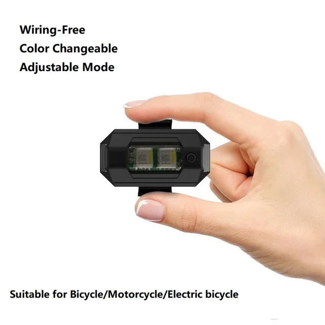 다채로운 색상으로 자전거를 화려하게 밝히는