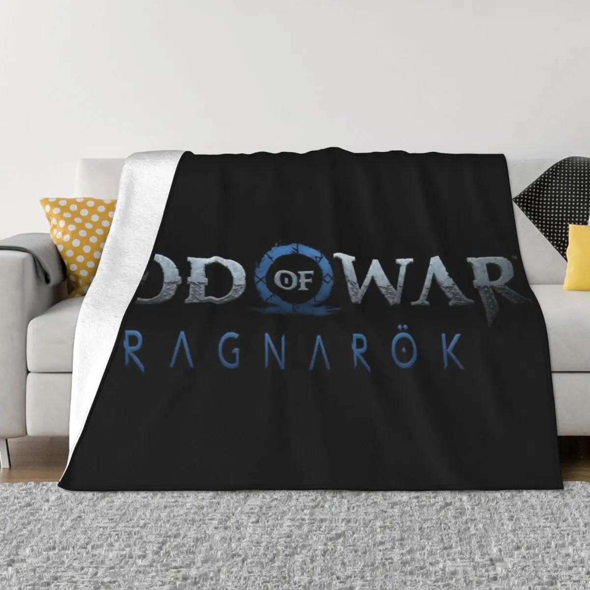 

God Of War Kratos Plaid Blanket Sofa Cover Fleece Textile Decor Game Cartoon Warm Throw Blankets for Home Travel Bedding Throws