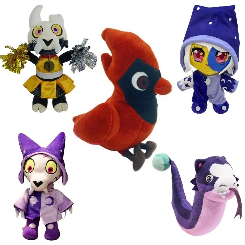 

The Owl Cos House Flapjack Cosplay Plush Toys Stringbean King Plush Cartoon Soft Stuffed Dolls Mascot Costume Xmas Gift for Kids