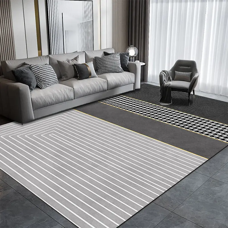 

6952 New Nordic Tie-Dye Carpet Wholesale Plush Mat Living Room Bedroom Bed Blanket Floor Cushion for Home Decoration