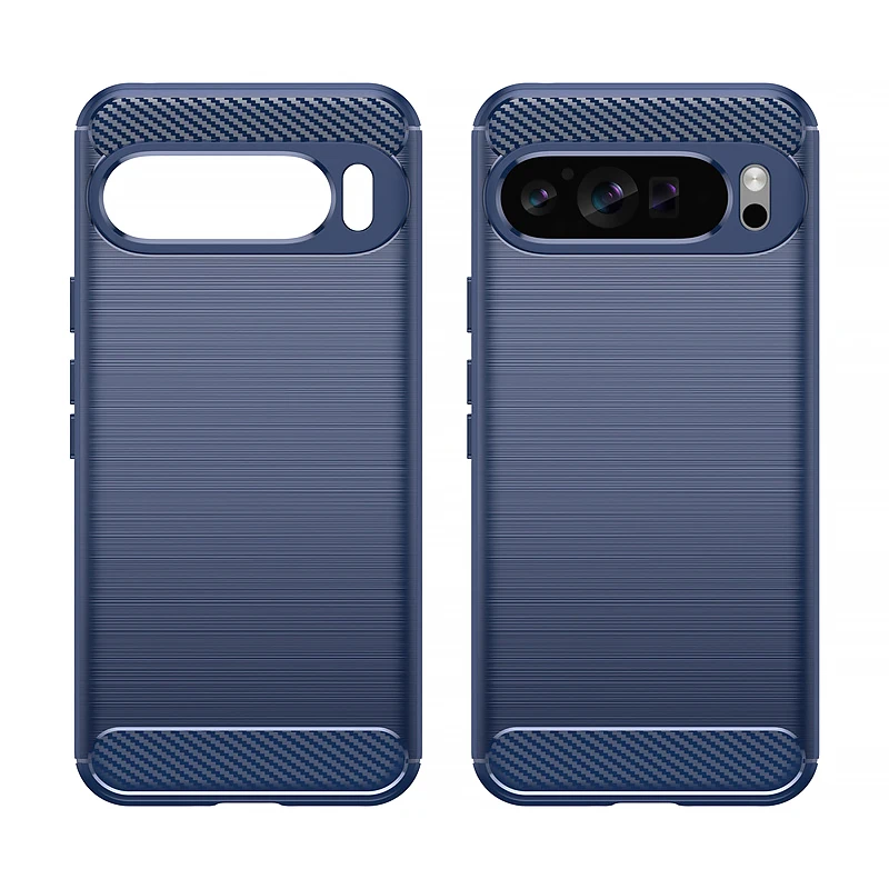 Premium Carbon Fiber Shockproof Silicone Case - Luxury Protective Back Cover