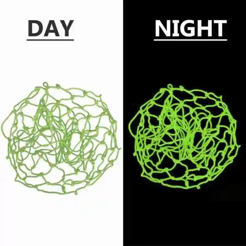 Description Picture 5 of itemLuminous Basketball Net Green Fluorescent Sports Net Basketball Net Self-luminous Adult Basketball Children's X9O8