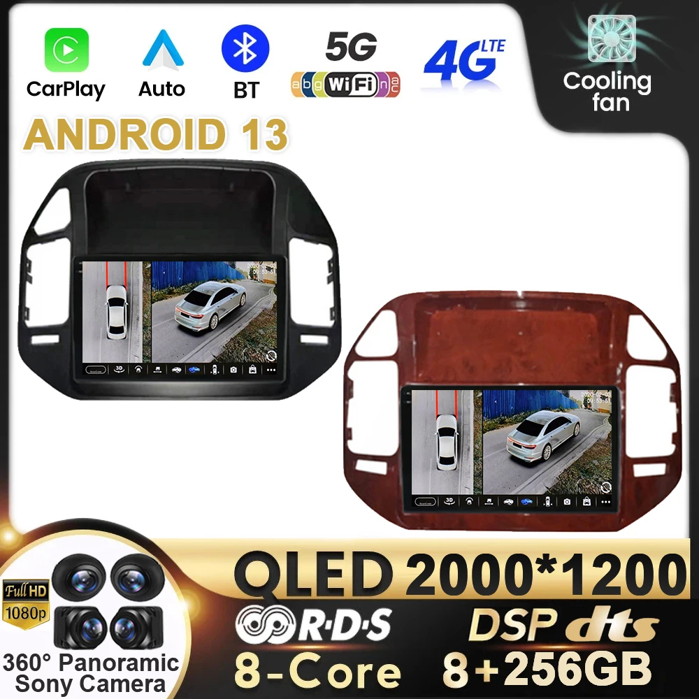 

Android 13 Car Radio For Mitsubishi Pajero 3 V73 V68 1999 - 2006 Multimedia QLED Video Player Auto Navigation GPS 2din DVD DSP