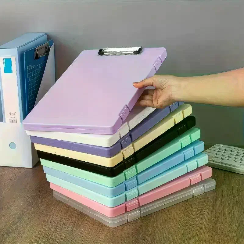 1개의 컬러 폴더 보관함, 다기능 데스크탑 정리함, 일상적인 정리 및 사무 문서 사용에 적합
