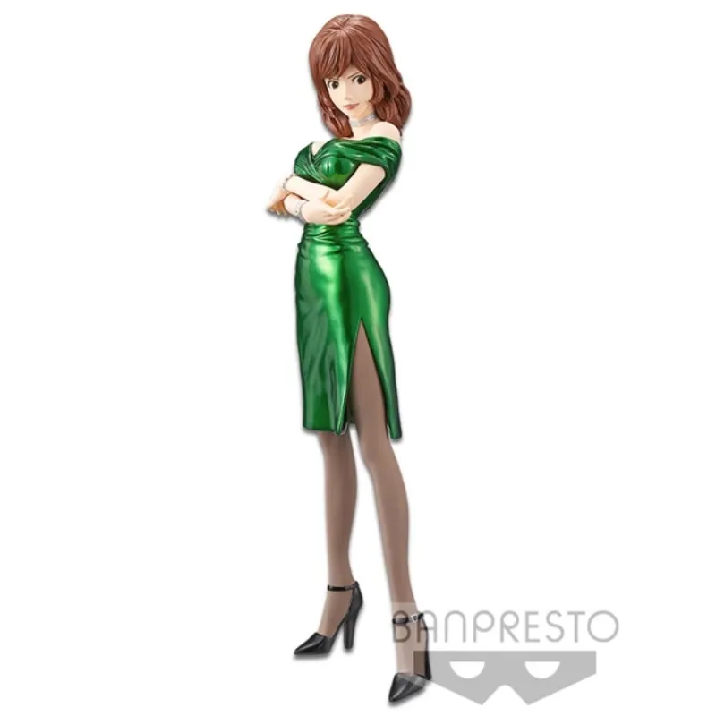 Оригинальный BANDAI Spirit Mine Fujiko MASTER STARS PIECE Lupin III Rupan Sansei зеленое платье версия модели персонаж экшн-игрушка