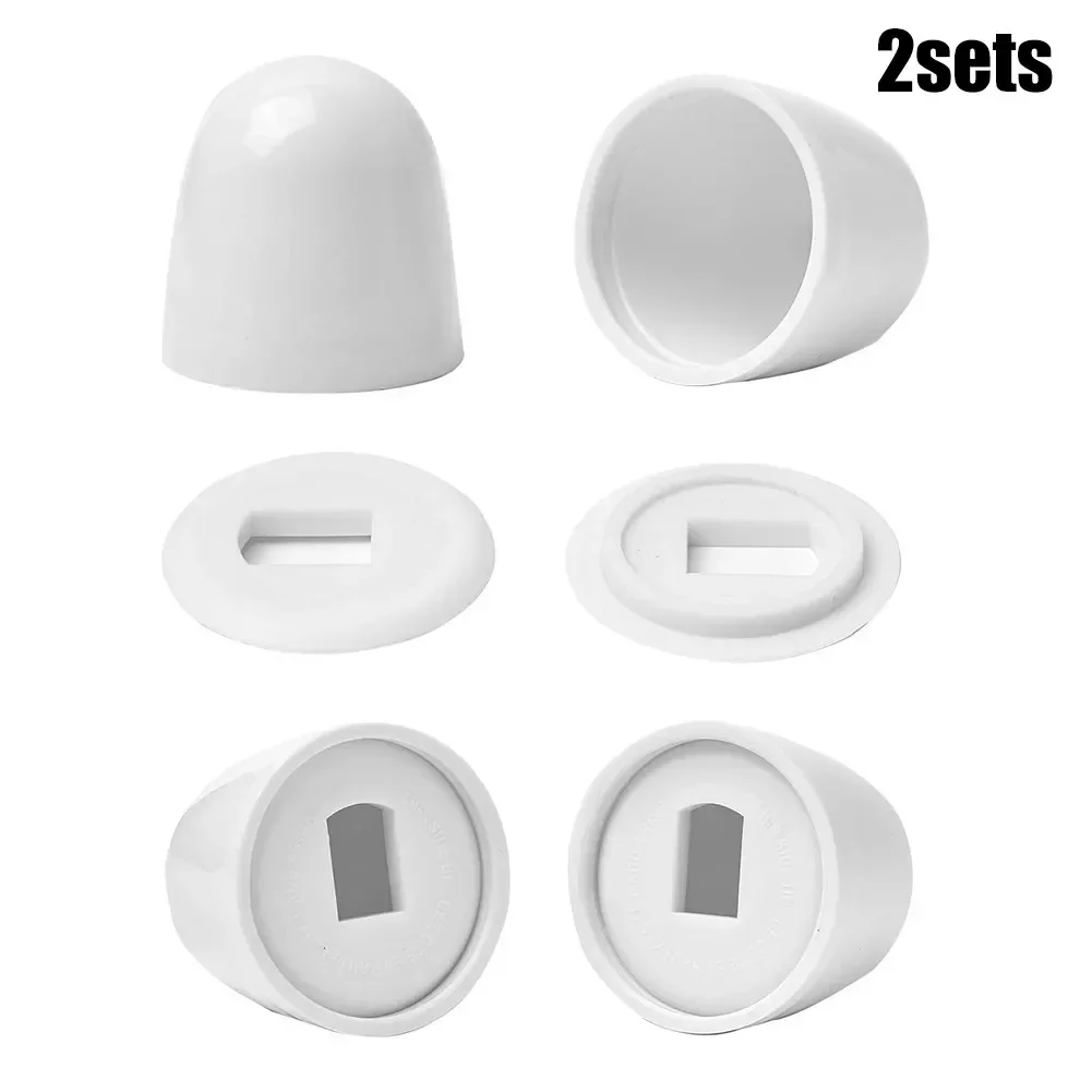 Toilet Seat Accessories 2 Pair Of Plastic Stinkpot Bolt Cover Toilet Anchor Screw Cap For Home Toilet Accessories Bathroom Fixture