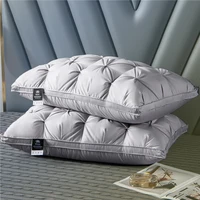 100% cotton white goose down pillow 5 Stars hotel pillow High-end down comfortable pillow 3-dimensional cervical pillow core 1