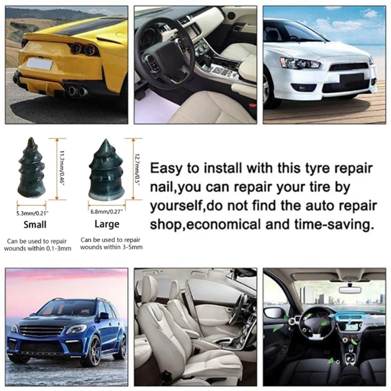 

Motorbike Vacuum Tyre Repair Rubber Car Scooter Bike Universal Tubeless