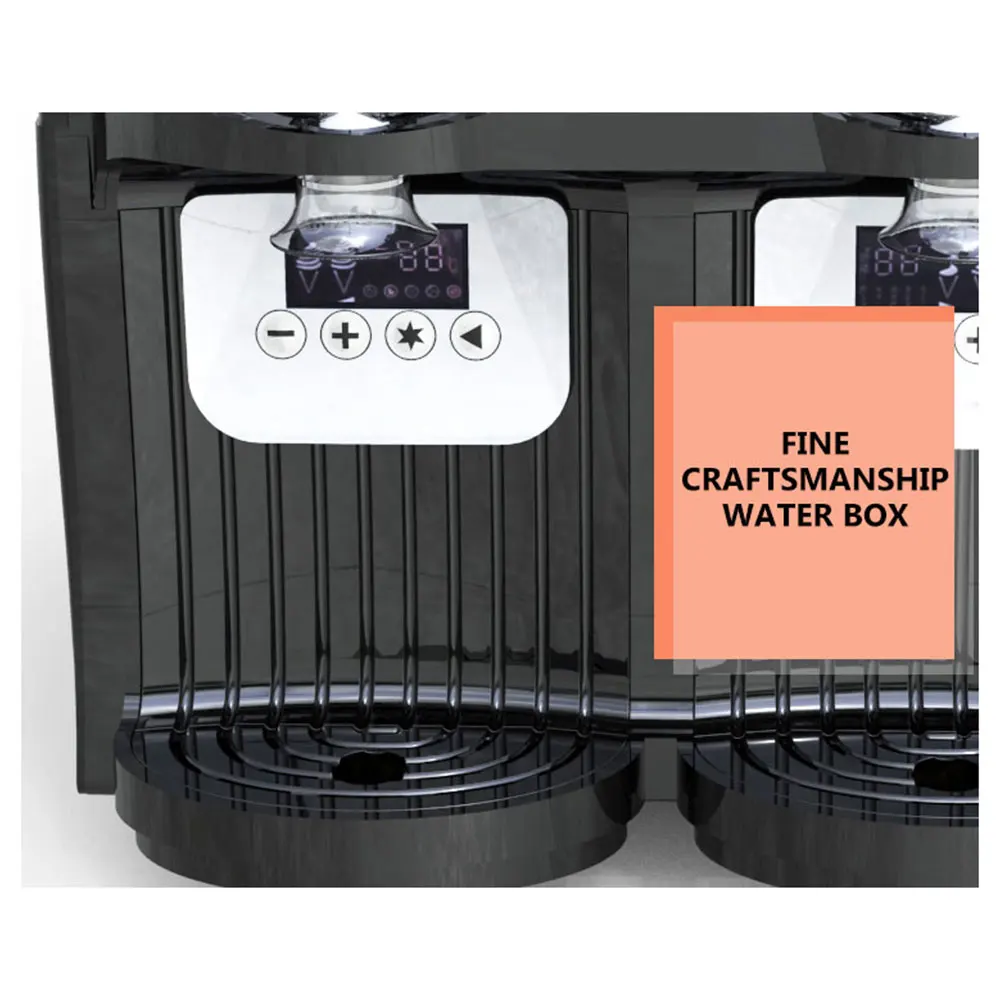 2.5L*2 Commercial Snow Melting Machine Beverage Slush Making Machine Frozen Juicer Automatic Double-cylinder Cold Drink