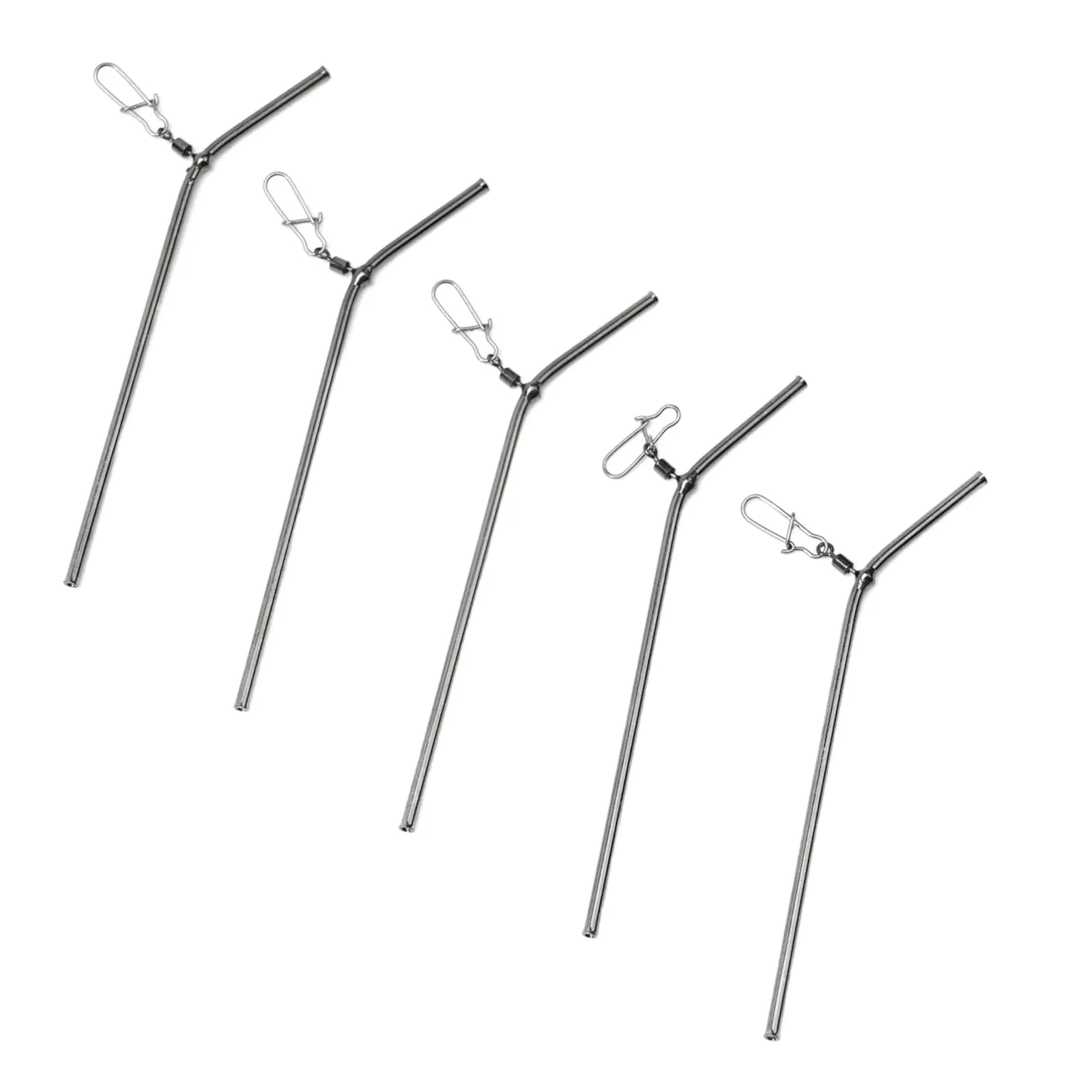 5 Stück Angel waage Anschlüsse 50mm 70mm 90mm kleine Art Messing rohr Fisch gerät Anti Tangle Pesca Iscas Werkzeuge Zubehör n e w – Detail 30