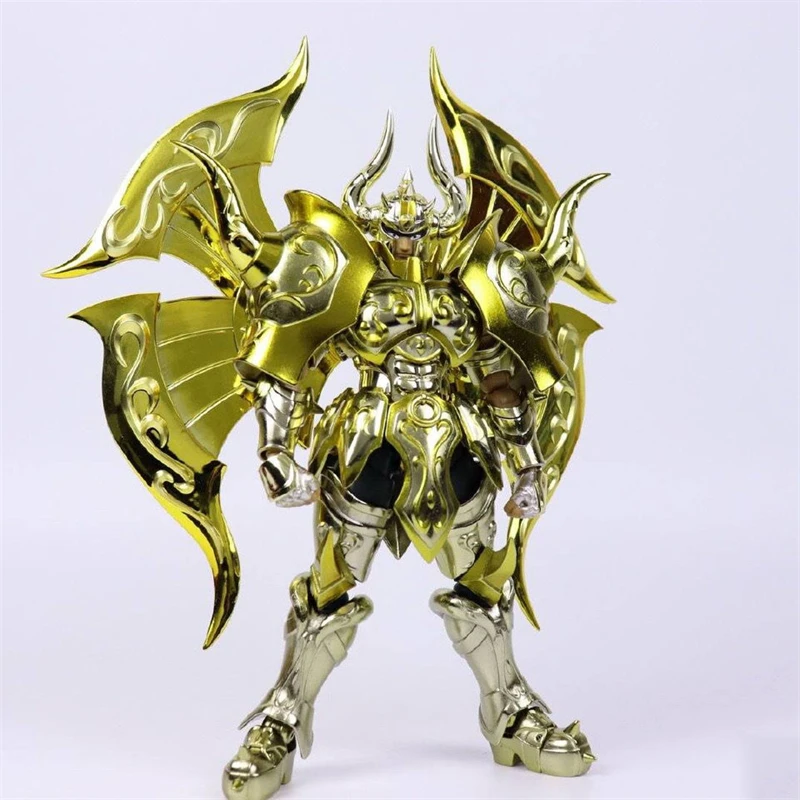 

CS Model Saint Seiya Myth Cloth EX Soul of Gold SOG Taurus Aldebaran Knights of the Zodiac Metal Armor Anime Action Figure Toys