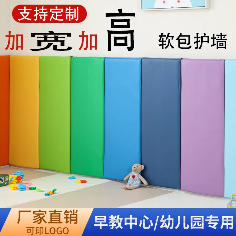 

Новинка 2024, тканевый мягкий комплект утолщенного изголовья кровати с защитой от столкновений, изголовье кровати детской комнаты