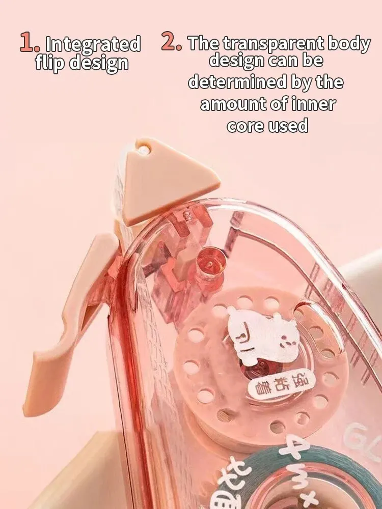 1PC Dot Adhesive High Viscosity Without Leaving Marks Correction Tape Type Transparent Double-Sided Adhesive double sided adhesive tape correction tape For Students