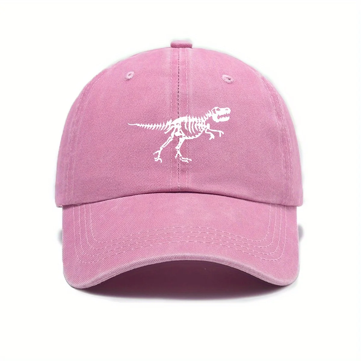 Die modische und lässige Baseballkappe mit Dinosaurier-Skelett-Aufdruck ist ein Muss für Männer und Frauen, wenn die Straße ausgehen ist – Detail 9