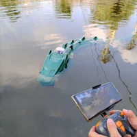 RC Boats New Pattern Remote Control Python Snake with High Definition Camera Wireless Real-time Filming and Recording Water Boat 2