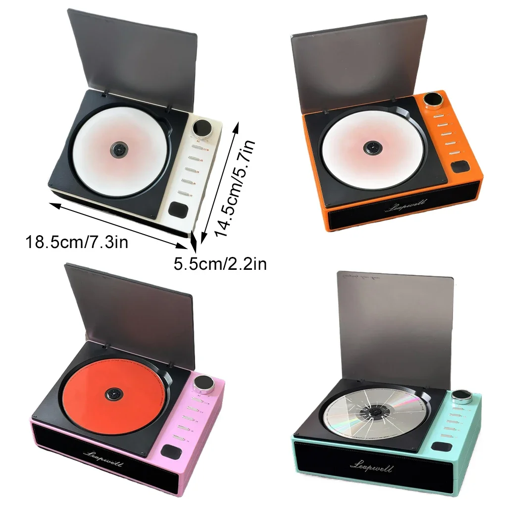 Walkman CD Player Reproductor Portable Lossless Stereo CD Player Built-in Speaker Bluetooth Play USB