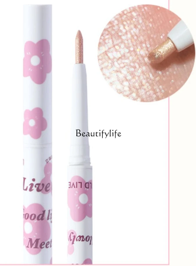 

Crouching Silkworm Eyeliner Dual-Use Pearl Brightening Double-Headed down to Outline Small Crying Bag