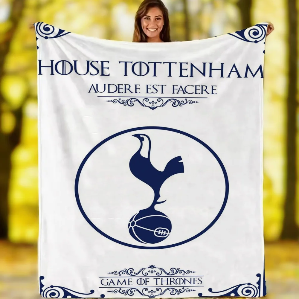 Tottenham Hotspur Flannel Blanket for Sofas Sofa Blankets & Throws Luxury Bedding Winter Bed Blankets Offers Cute Throw Blanket 3