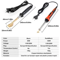 110/220V Car Bumper Repair Soldering Iron Kit Thermal Stapler Leather Ironing Tool Smoothing Tool With Glue Stick Plastic Repair - Image 2