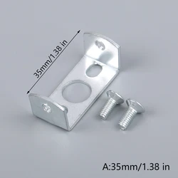 Iron Ceiling Plate Mounting Bracket with Fixed Screws for Ceiling Lamp Installation (A)