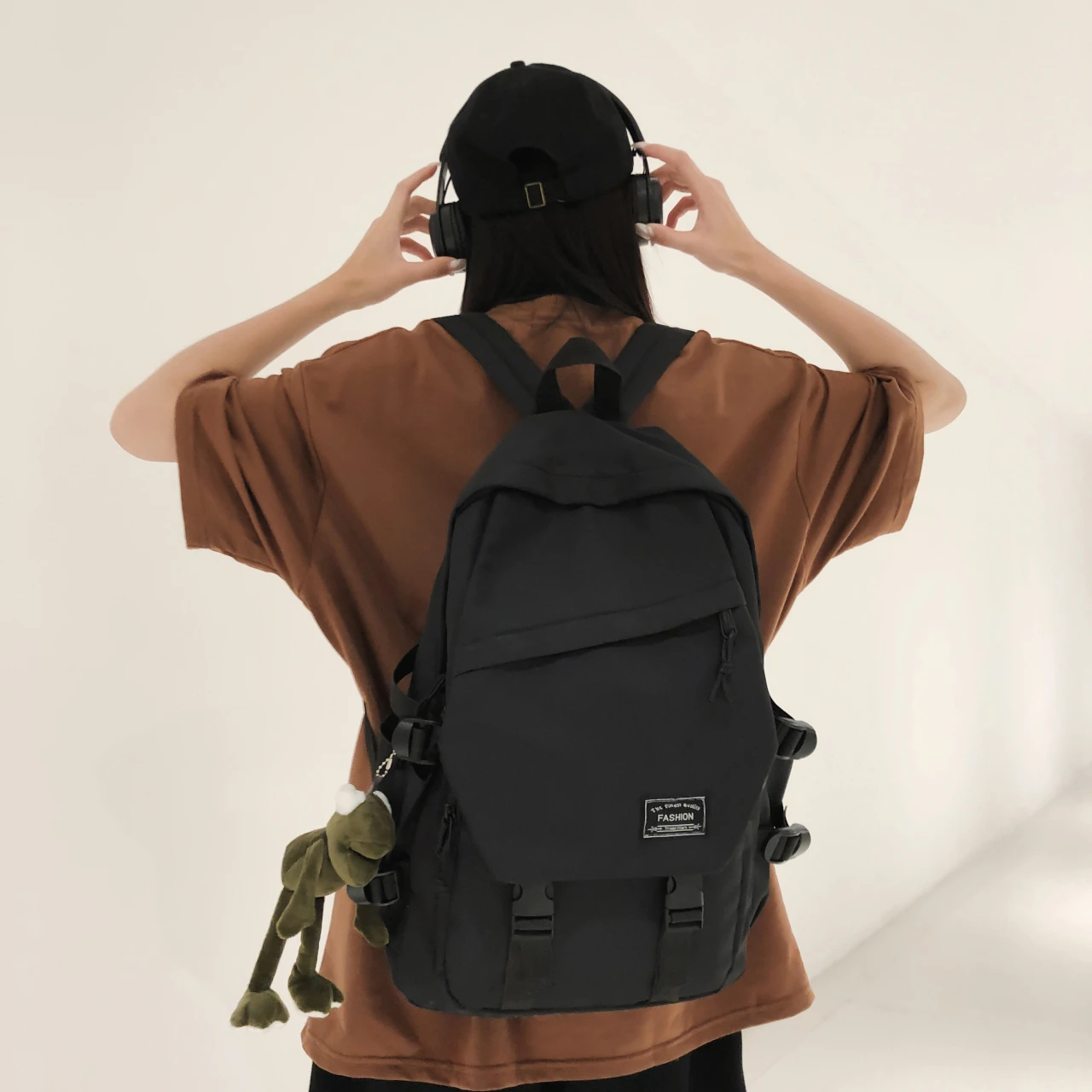 New Nylon Travel Backpack Female Student Mochila College School Bag Teenage Girl Cool Laptop Backpack Male Fashion Boy Bookbags