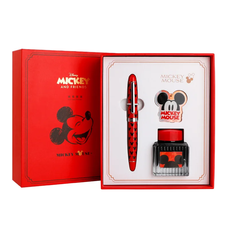 Coffret cadeau Disney Minnie Pen, Mickey Pen, Winnie Bear, étudiant,  bureau, cadeau d'anniversaire spécial, haute