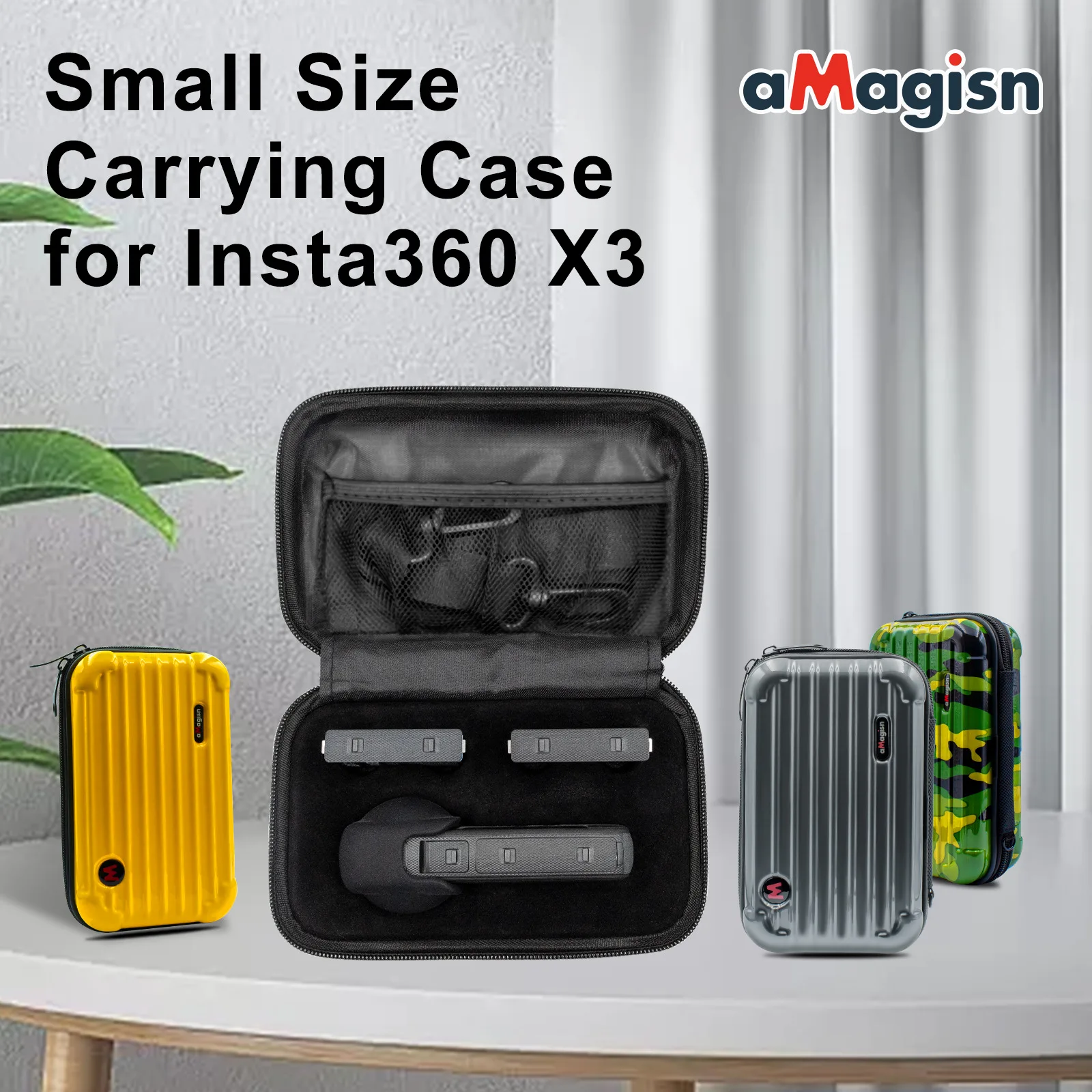 AMagisn Amai Smart Battery Fast Charging Storage Box For Insta360 X3  Accessories