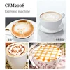 Household Espresso Machine Steam Milk Cream Coffee Bean Portable Commercial Small Fancy Coffee Machine CRM2008 3