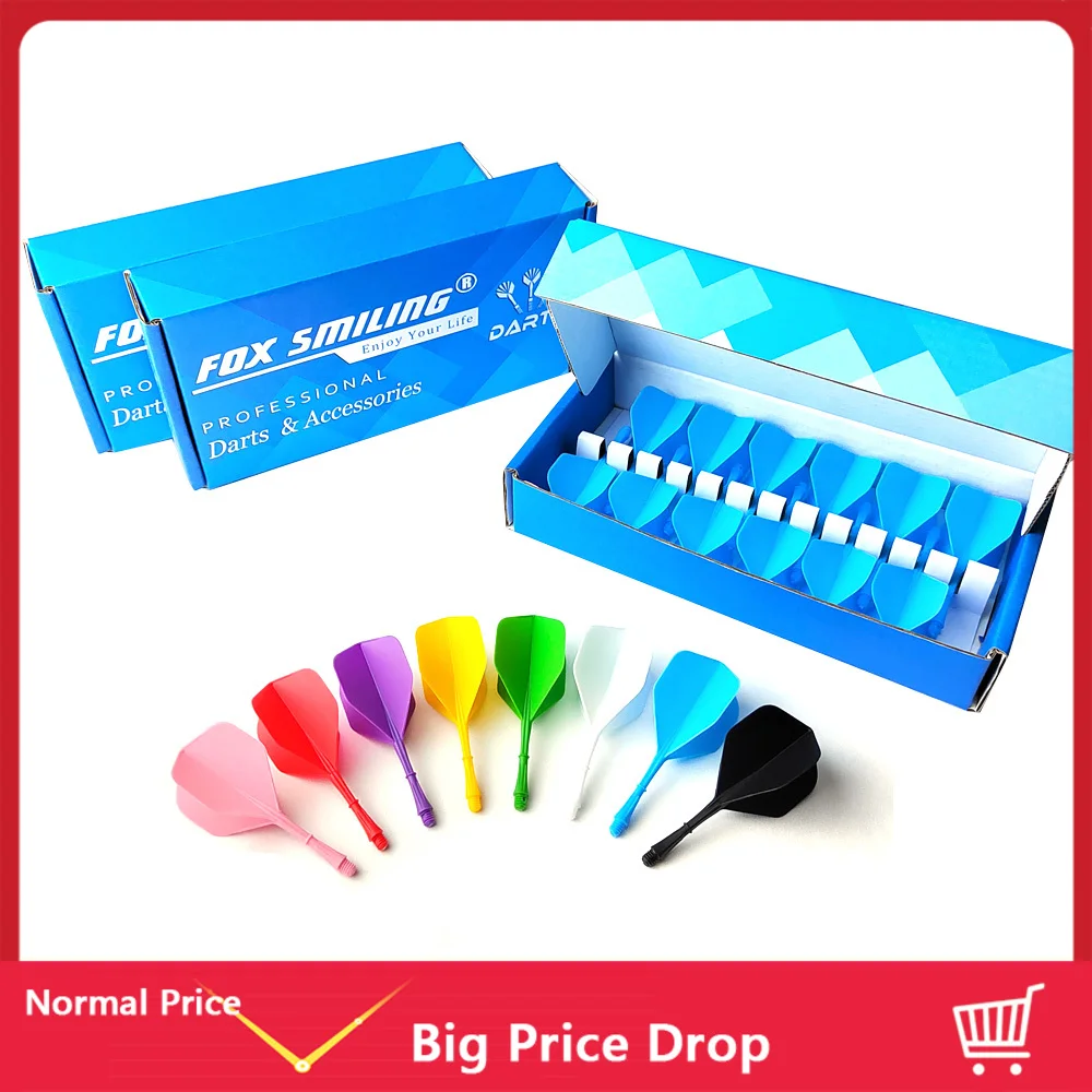 

Dart Flights Shafts 12PCS Integrated Dart Flights and Shafts 2BA Screw in-one Dart Accessorie Set Durable Anti-Fall