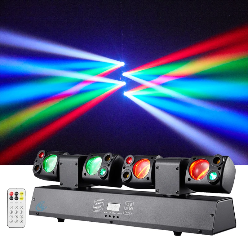 Remote Controller LED 80W RGBW Beam DJ Disco Stage Lighting Effect Party Wedding