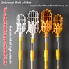 Picking Loquat Picking Bayberry Tool Garden Basket Fruit Picker Head Plastic Fruit Picking Tool High-altitude Fruit Picker 1