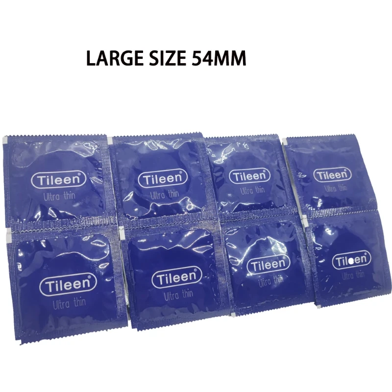 50/40 Full Oil Condom Delay Sex Dotted Stimulate Extra Lubricated Intimate Safer Contraception 54mm Condom Erotic Toy for Adult 5