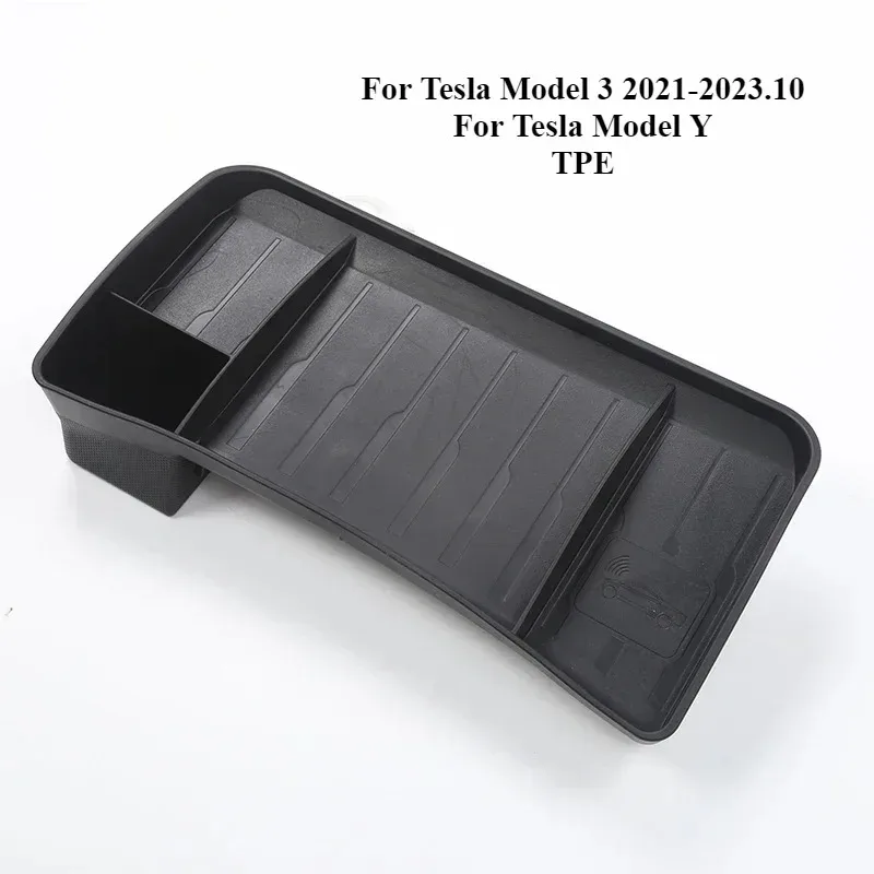 Für Tesla Model 3 Y ETC Armaturenbrett-Bildschirm Hinterer Aufbewahrungsbehälter Taschentuchbox Unsichtbarer Organizer Innenraum-Autozubehör – Detail 7