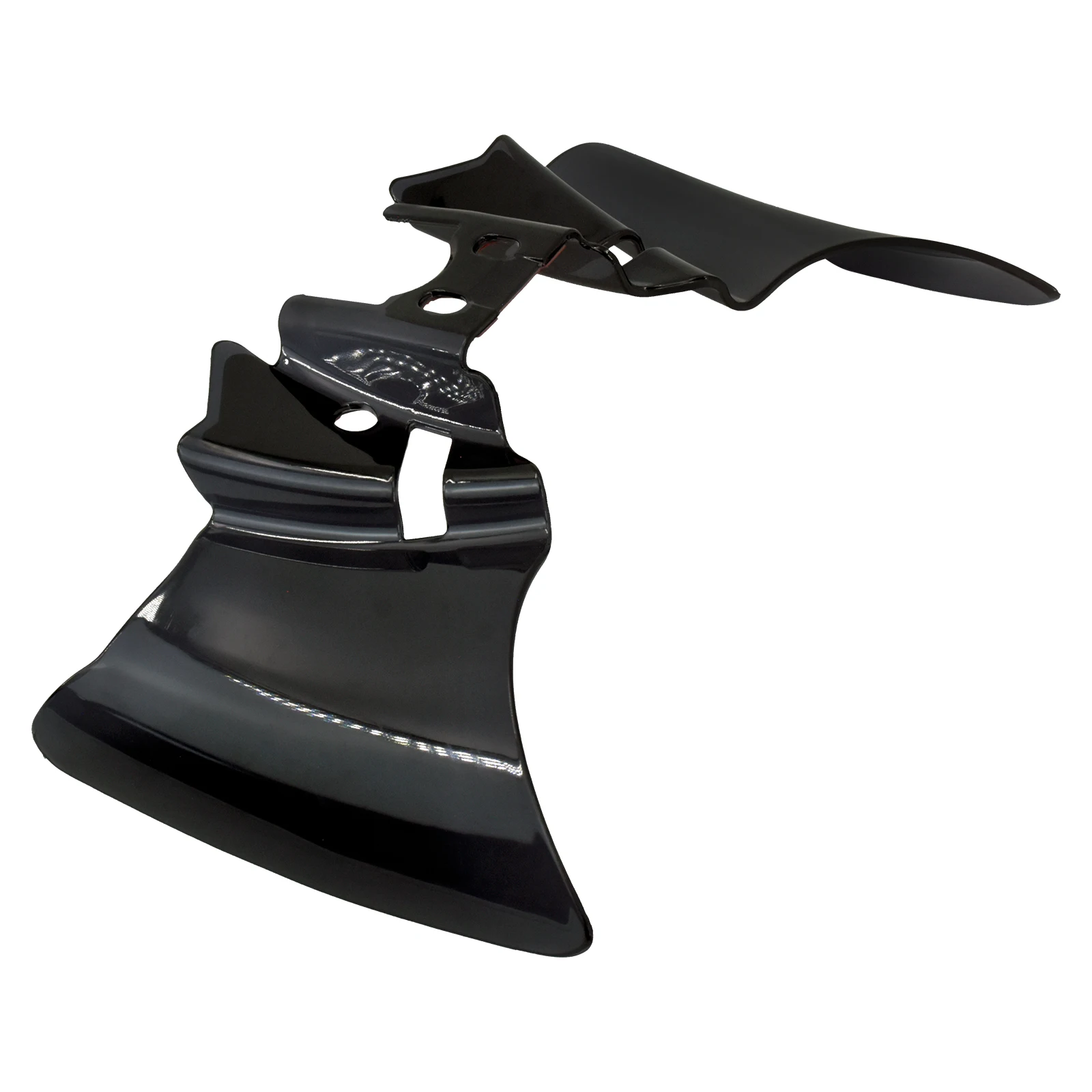 オートバイ ABS サドルシールドヒートディフレクターブラック