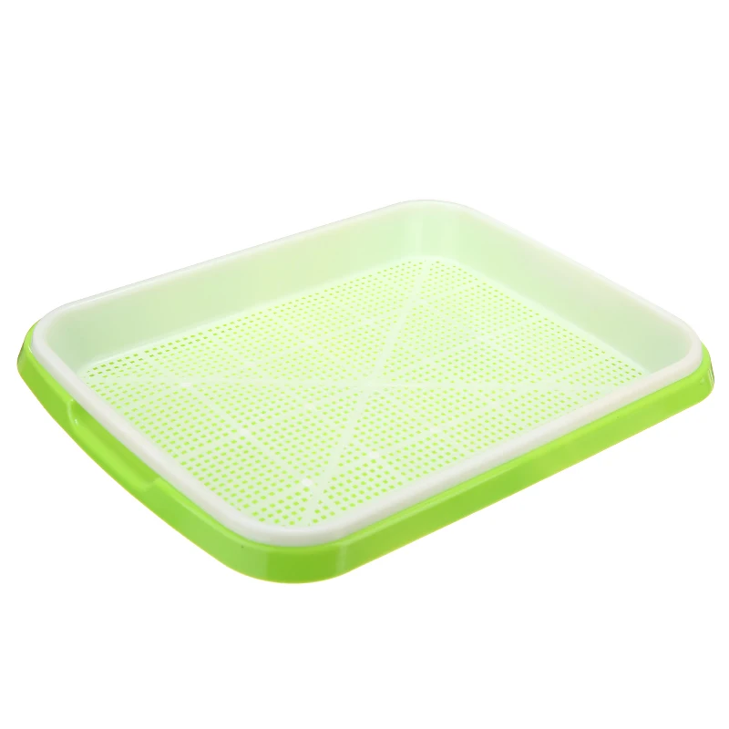 Lot De 5 Bacs à Germination - Dimensions 32,5 X 23,5 X 5 Cm - Pour Faire Pousser Graines, Alfalfa, Haricots Mungo