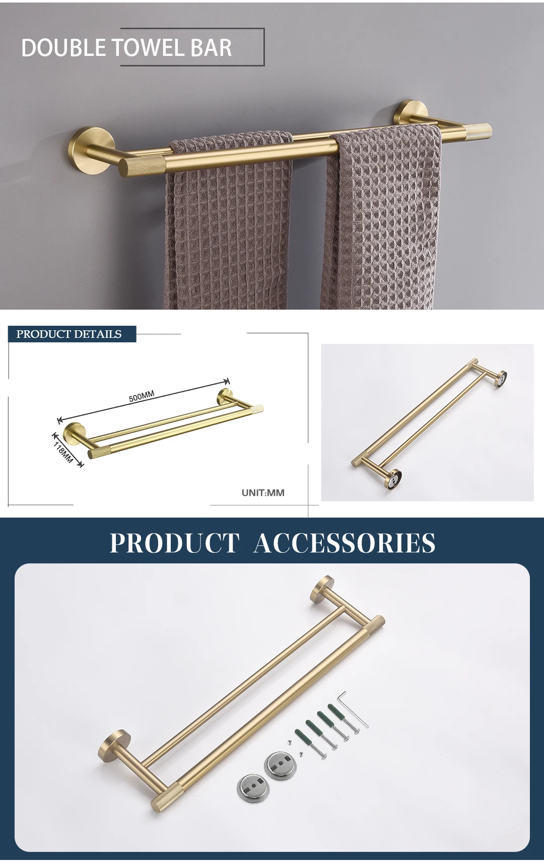 Bathroom Accessory Set Installation