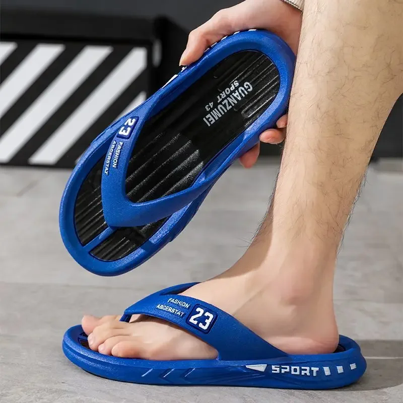 Slippers For Men Platform Shoes Shiatsu Flip Flops Sandals Man