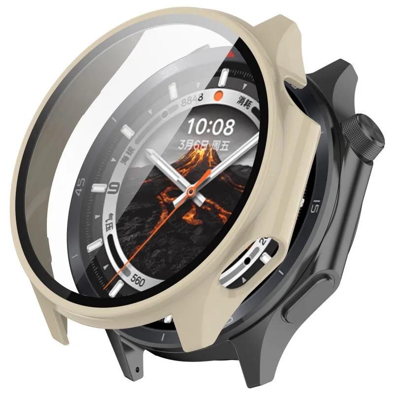 Tempered Glass Protective Case for Smart Watches - Durable Bumper Cover