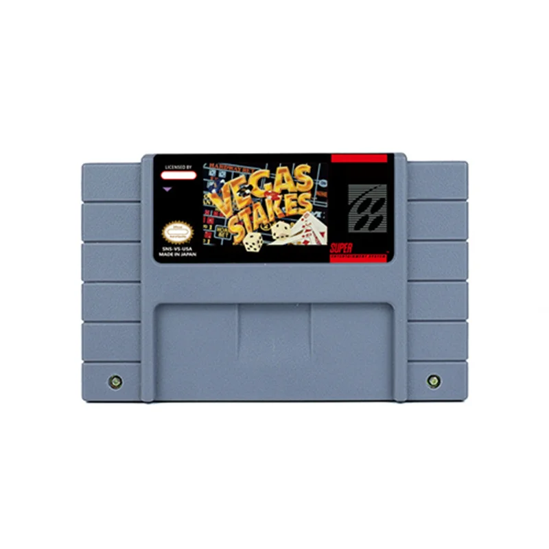 Vegas Stakes Rpg Game For Snes Versione Usa 16 Bit Retro Cart Regalo Per Bambini