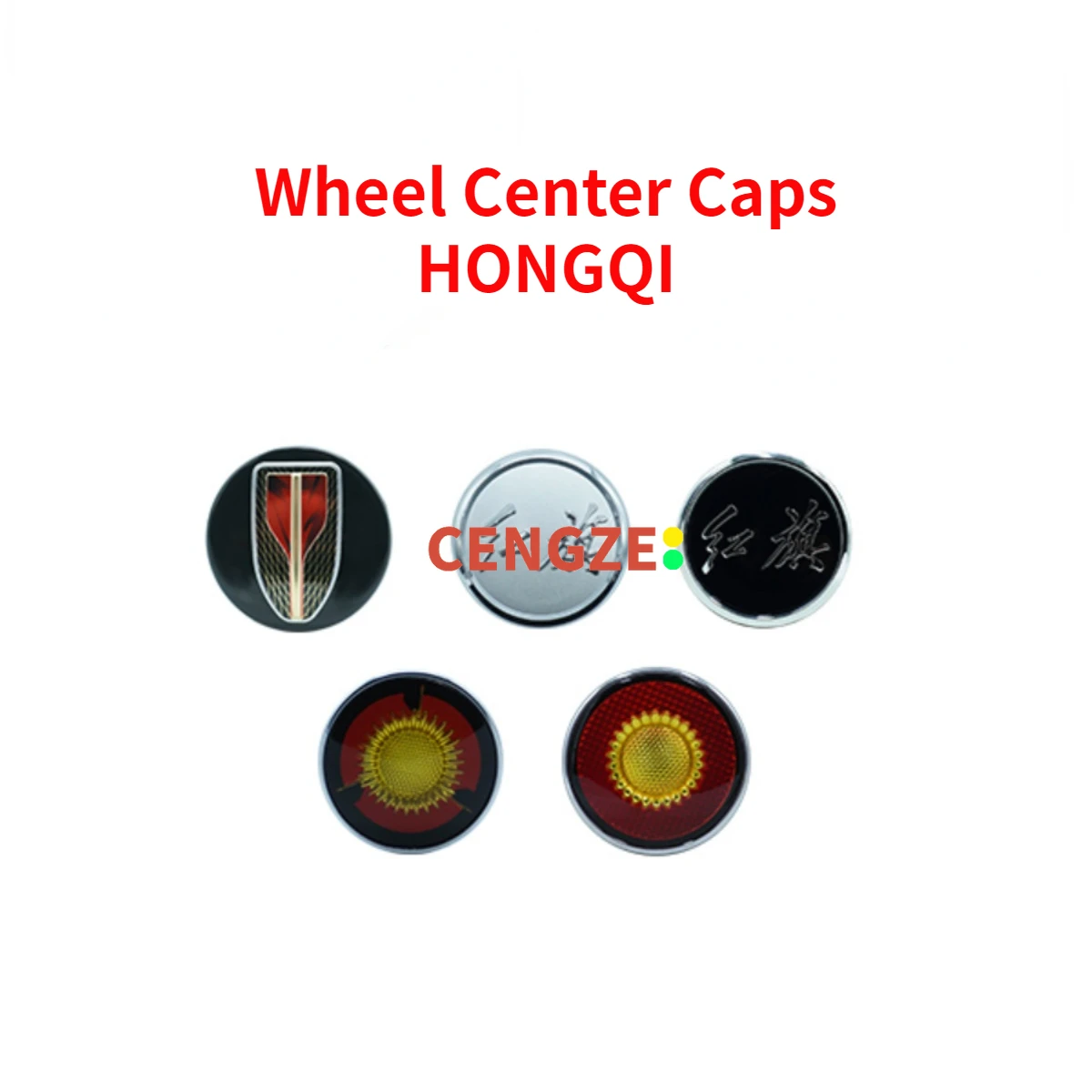 HONGQI H5/H7/H9/HS5/HS7/E-QM5/E-HS3 Small Wheel Hub Center Cover Wheel Caps