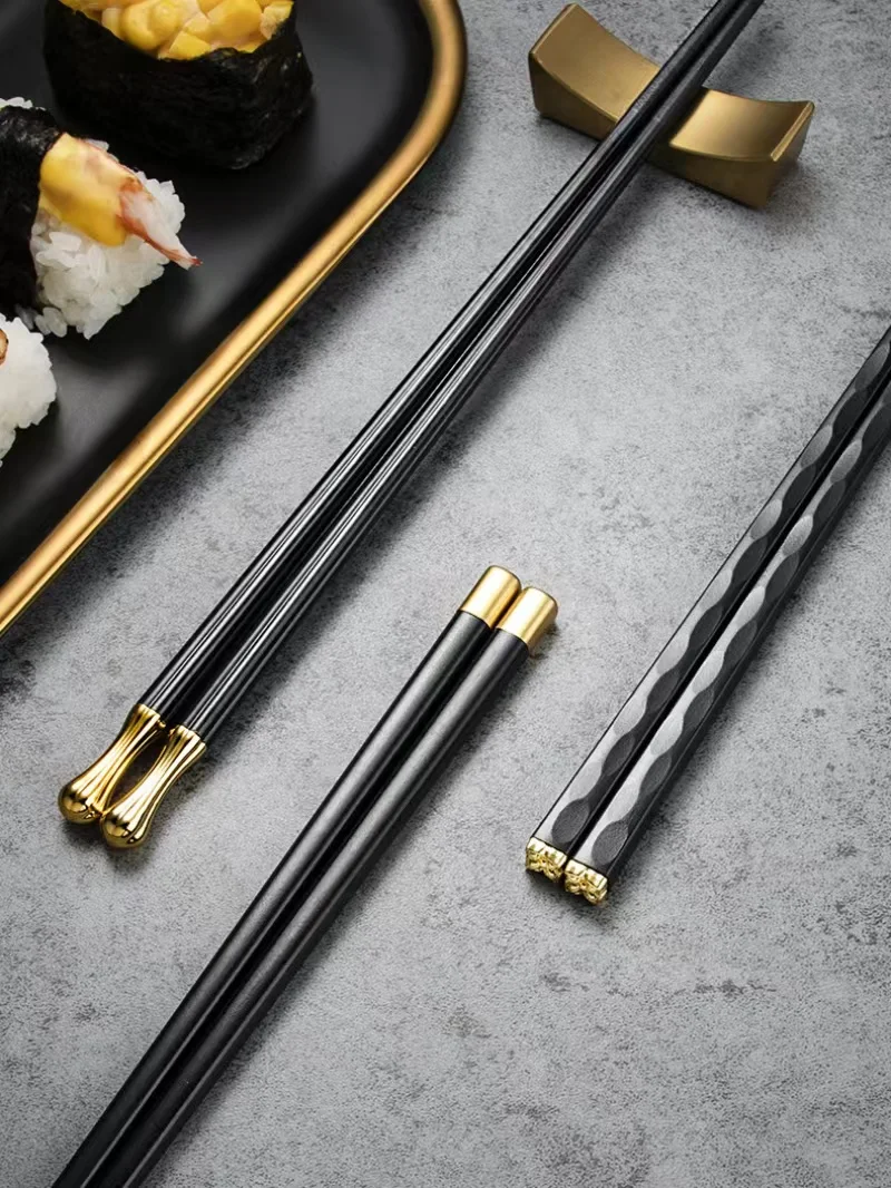 Fiberglass Chopsticks Reusable 5 Pairs MultiStyle Chopstick Set Chop