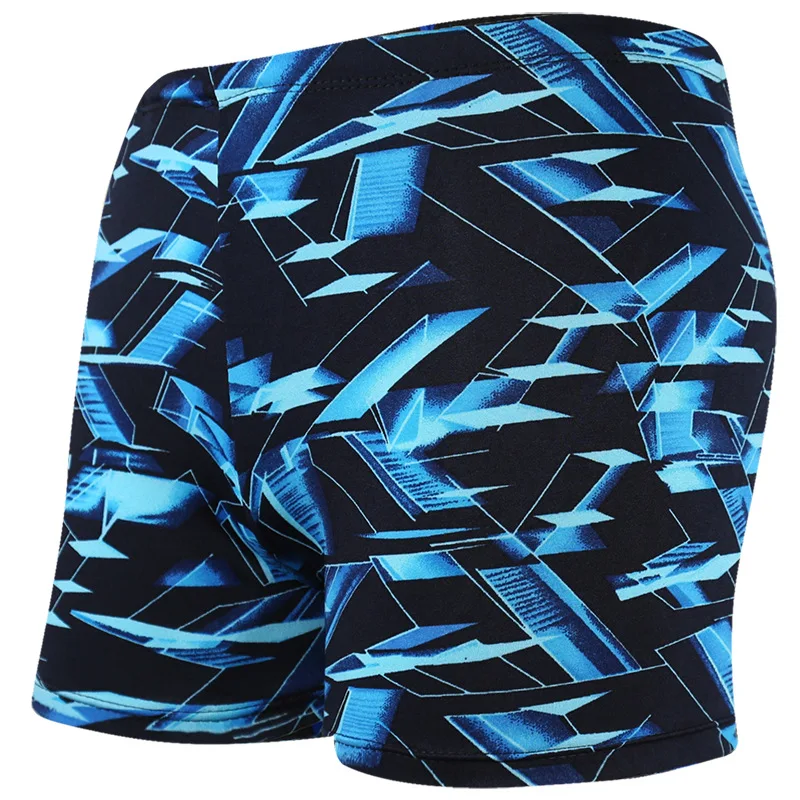 Men Elastic Swimming Trunks Beach Swim Sport Shorts Boxer Shorts Bathing Suit