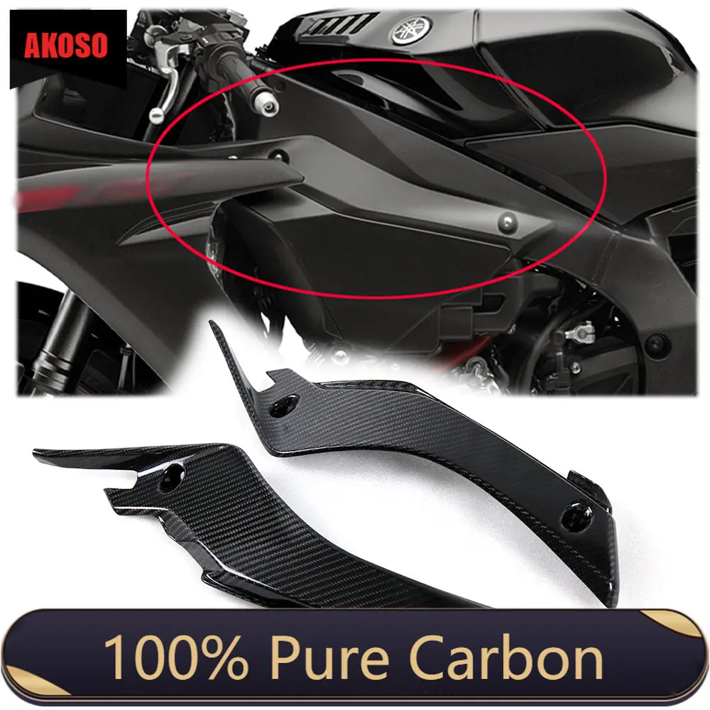 For-Yamaha-R1-R1M-Carbon-Fiber-Motorcycle-Modified-Upper-Frame-Covers ...