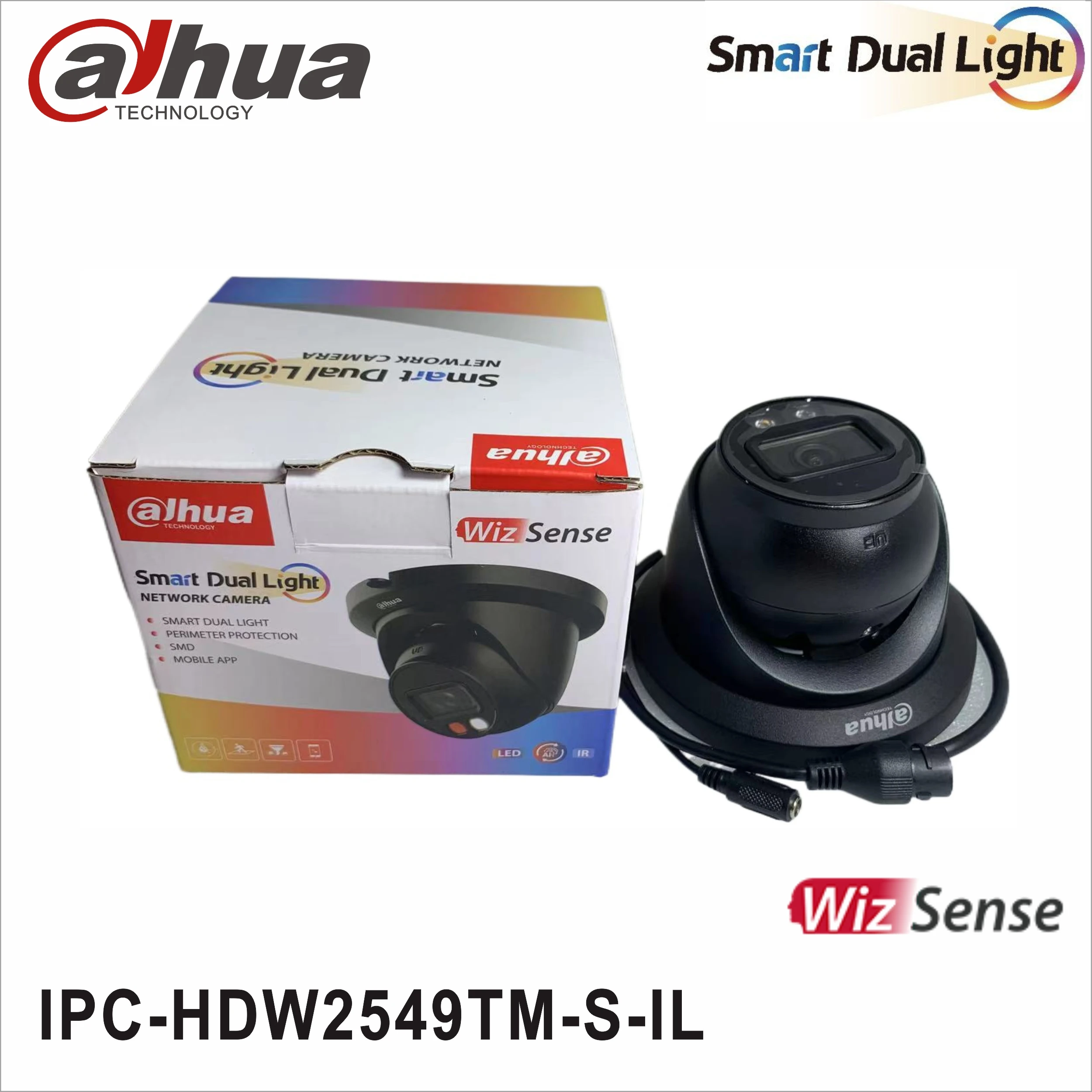 Dahua 5MP BLACK IPC-HDW2549TM-S-IL ip 카메라 스마트 ..
