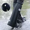 Waterproof Rain Boot Shoe Cover Outdoor High Tube Shoe Covers Shoes Dust Covers for Motorcycle Bike Rain Cover Adult Unisex 2