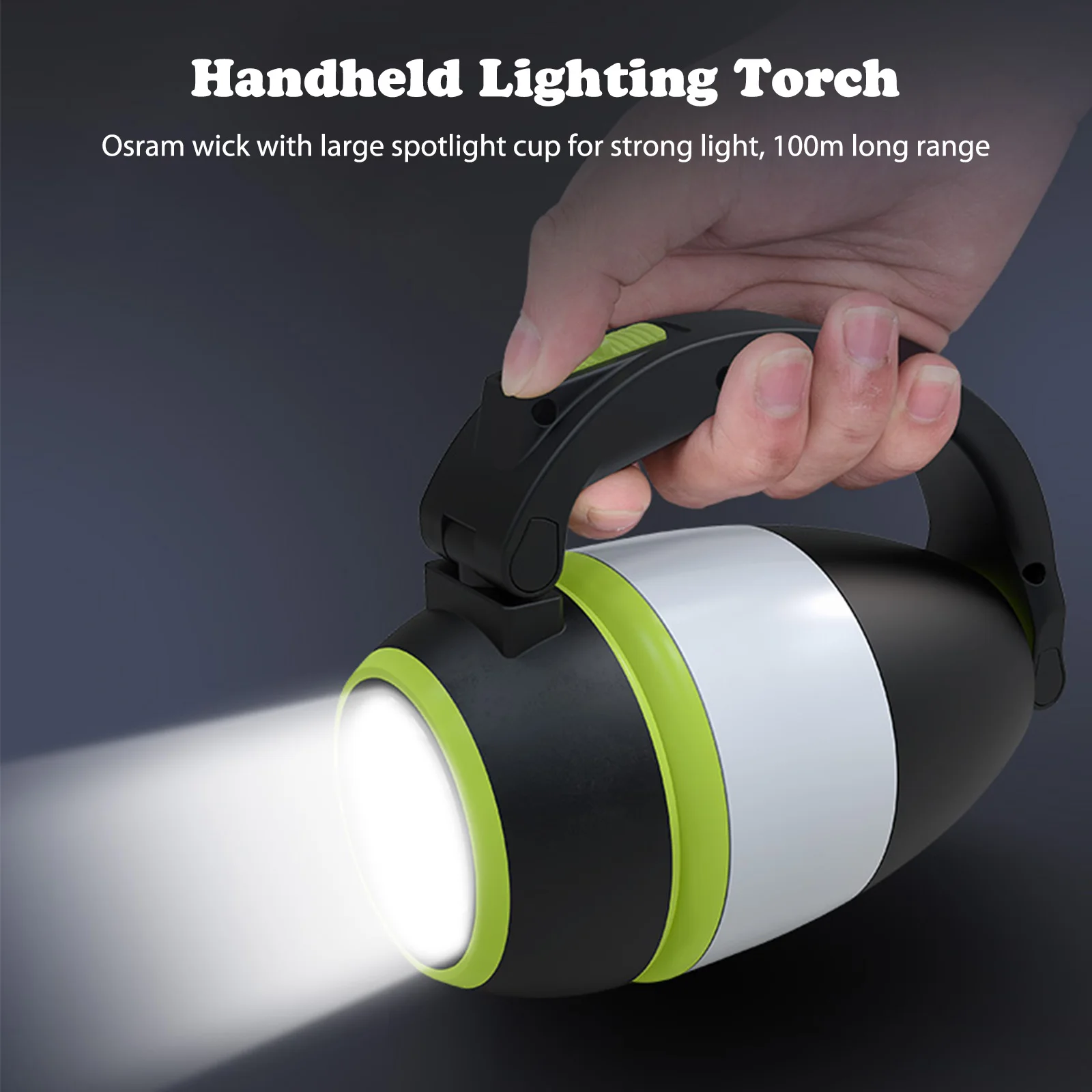 LED Camping Light 3 in1 Flashlight Table Desk Lamp Emergency Lights USB Rechargeable Waterproof Foldable Tent Lamp Outdoor Power